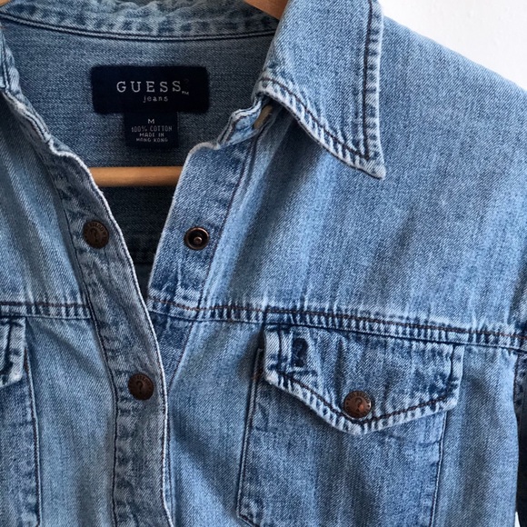 GUESS DENIM TOP - Picture 3 of 7